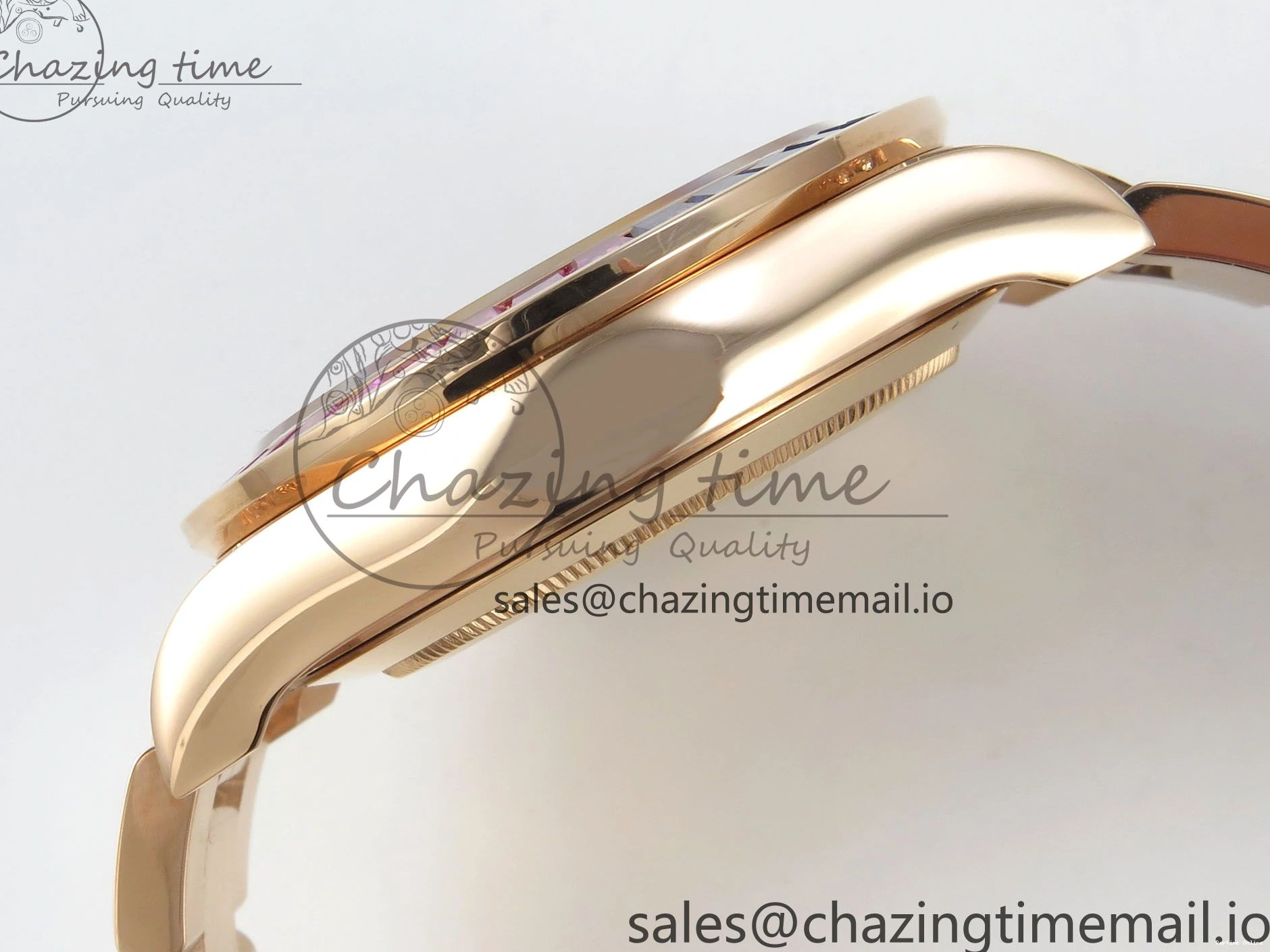 0203 FlexibleFit Daytona 116595 RBOW Rainbow IPKF Best Edition Black RG Dial on RG Bracelet DD 276